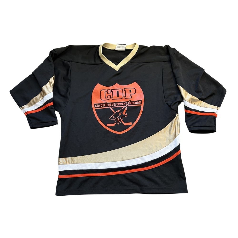 K1 Hockey Jersey Coyotes Development Program Small Black Gold Wince 5 Excellent